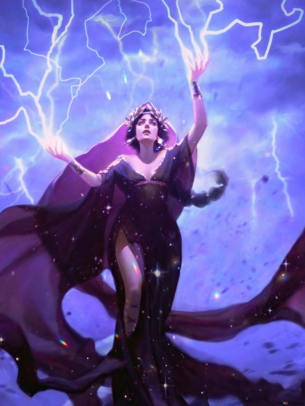 Девушка и молния