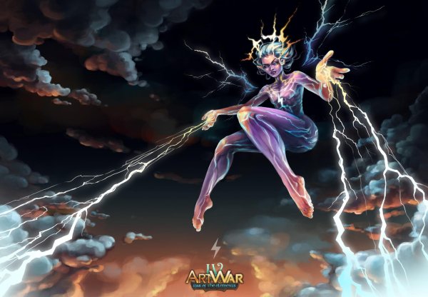 Девушка и молния