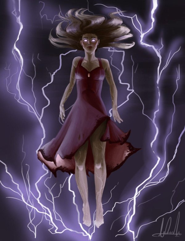 Девушка и молния