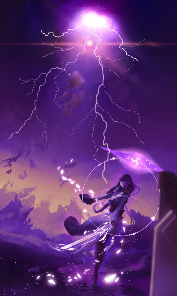 Девушка и молния
