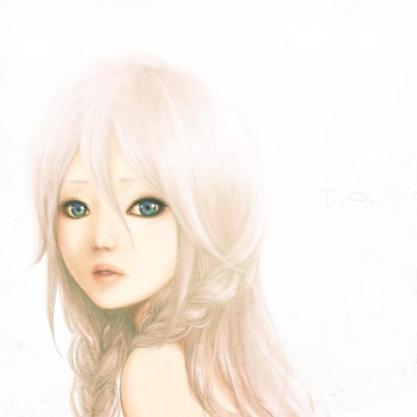 Аниме девушка блондинка