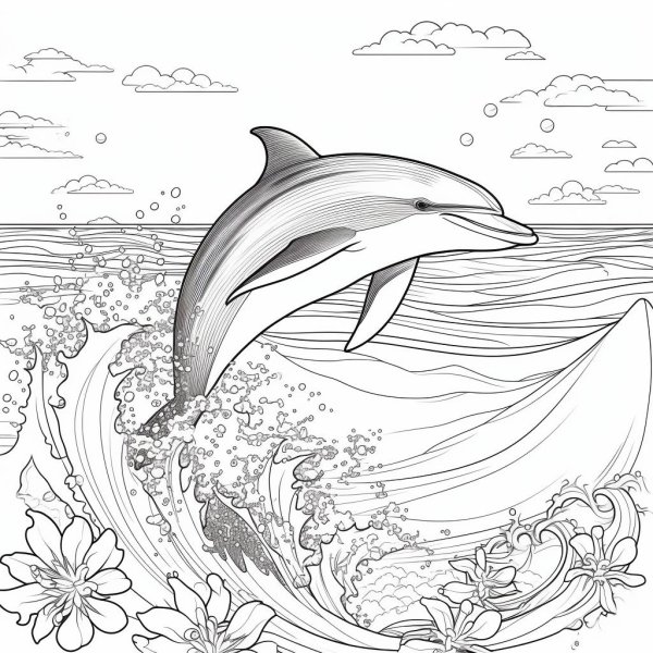 Девушка с дельфином