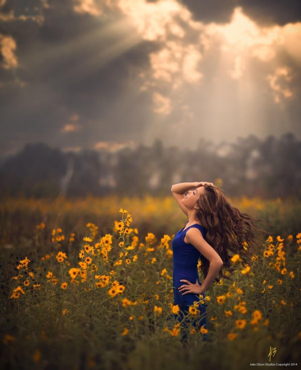 С девушками и природой