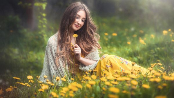 С девушками и природой