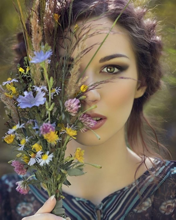 С девушками и природой