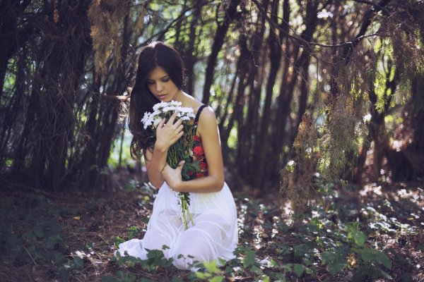 С девушками и природой