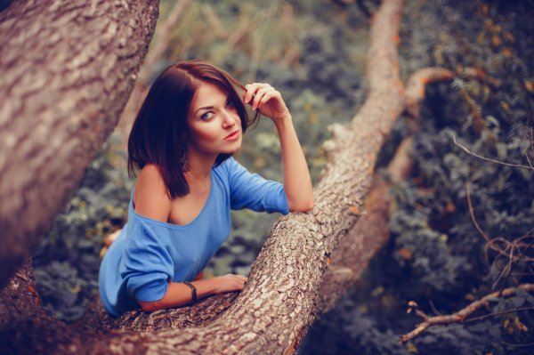 С девушками и природой