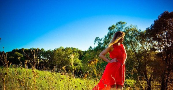 С девушками и природой