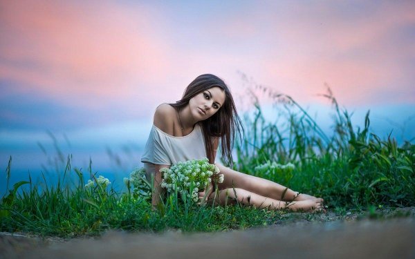 С девушками и природой