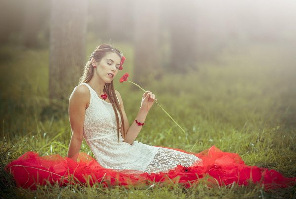 С девушками и природой