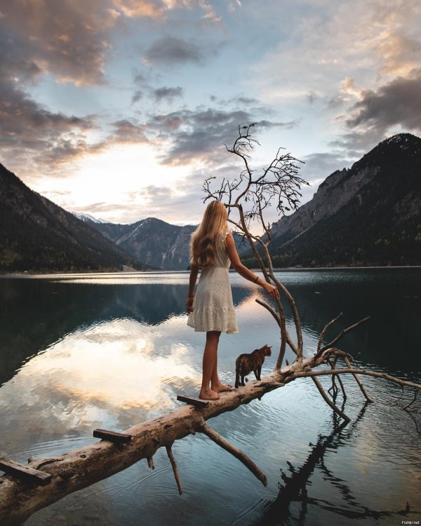 С девушками и природой