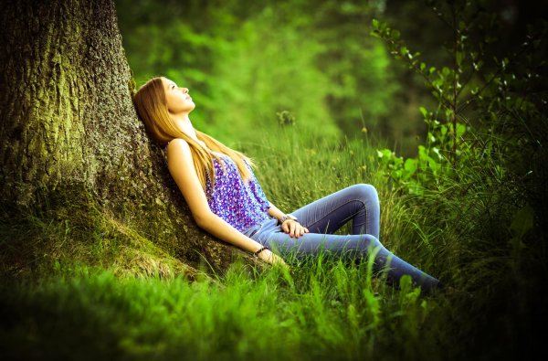 С девушками и природой