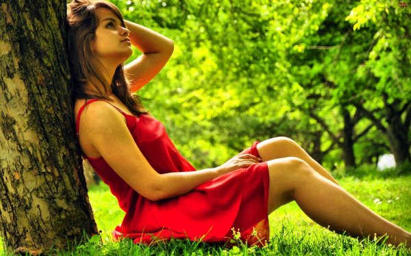 С девушками на природе