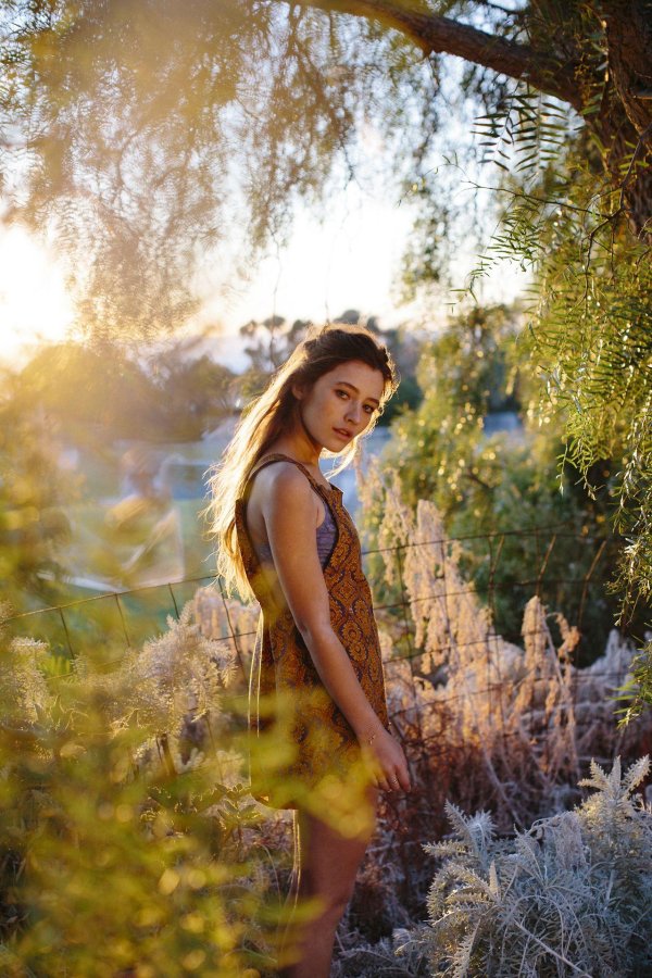 С девушками на природе