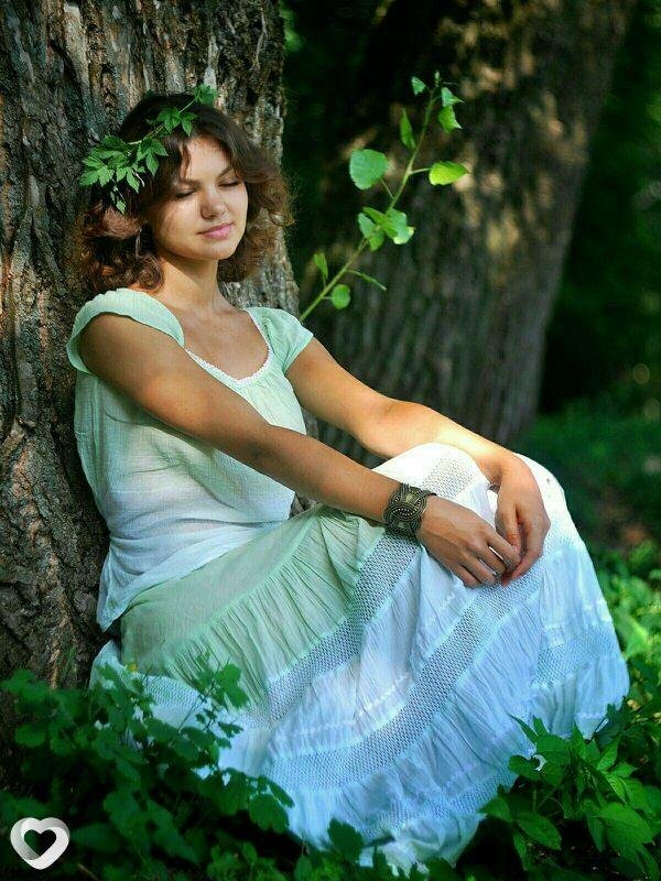 С девушками на природе