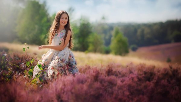 С девушками на природе