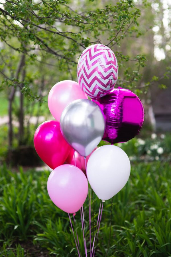 цветок шариком