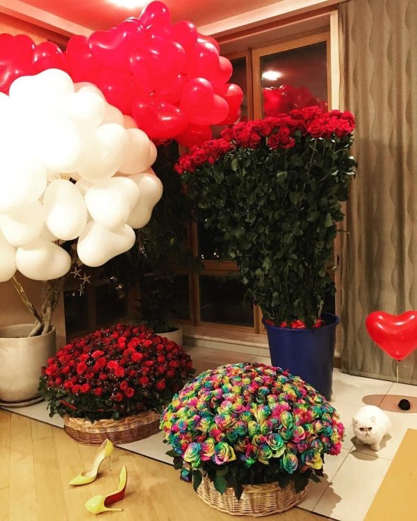 огромные букеты