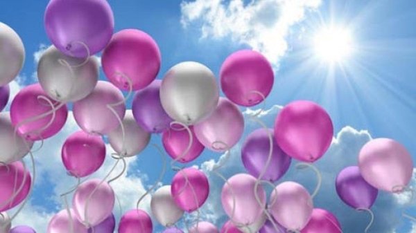 фон с воздушными шарами