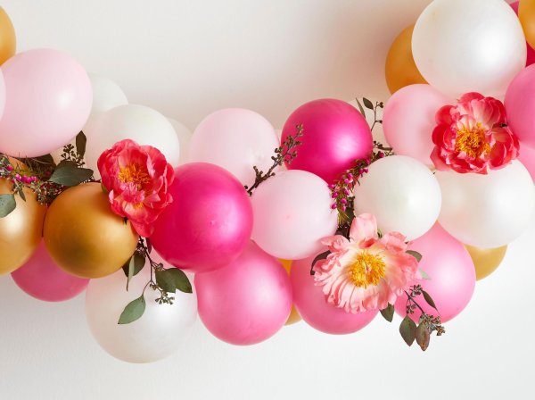 разнокалиберная гирлянда