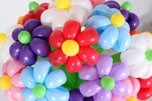 цветок из шара