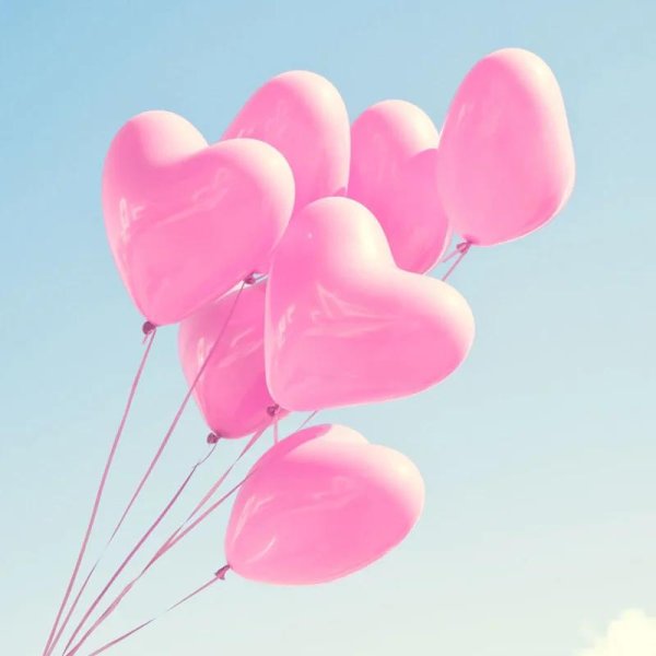 шарики сердечки