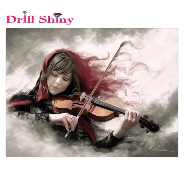 Девушка играет на скрипке