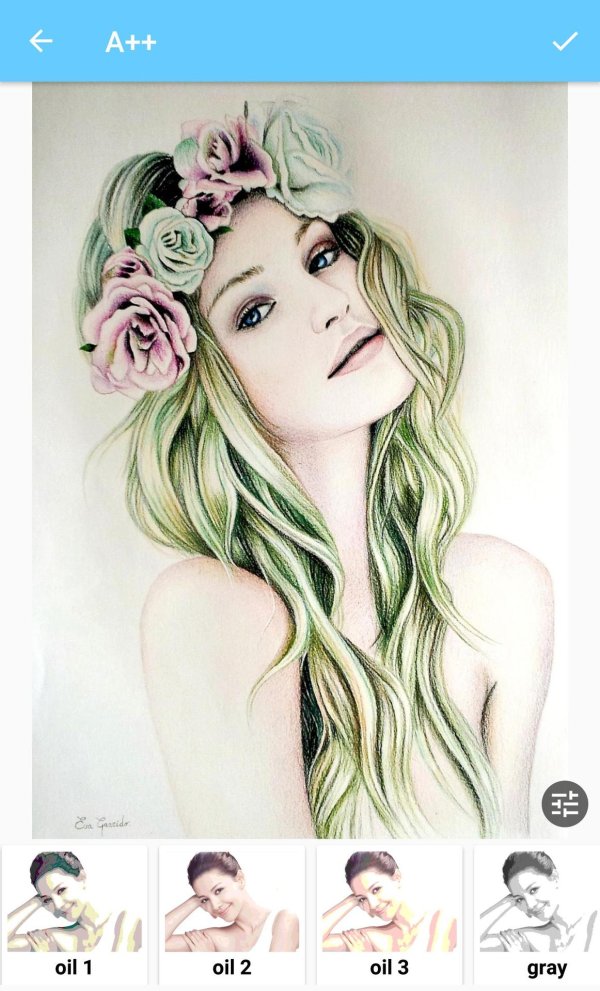 С девушками нарисованные цветные