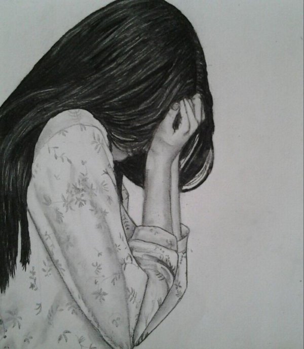 Девушка плачет на аву