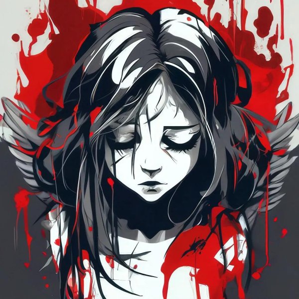 Девушка плачет на аву