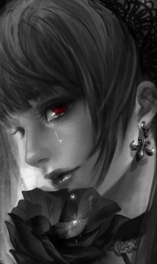 Девушка плачет на аву