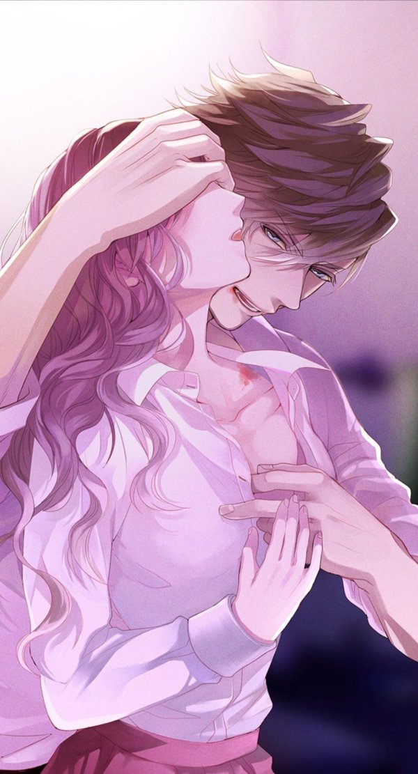 Аниме девушка с парнем