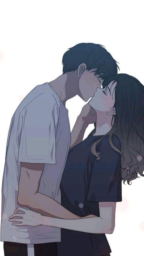 Аниме девушка с парнем