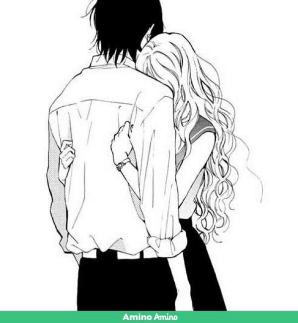 Аниме девушка с парнем