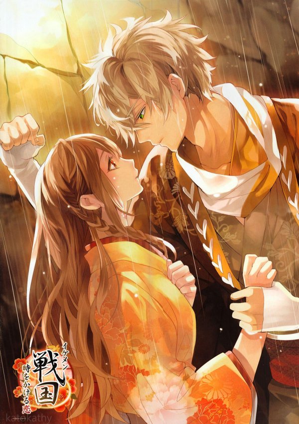 Аниме девушка с парнем