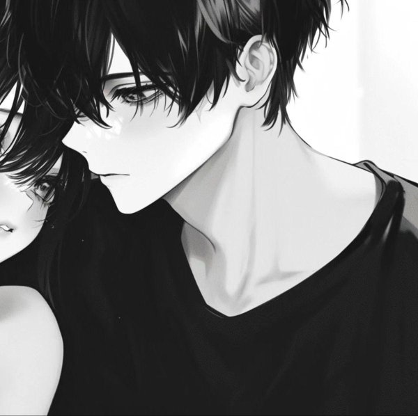 Аниме девушка с парнем