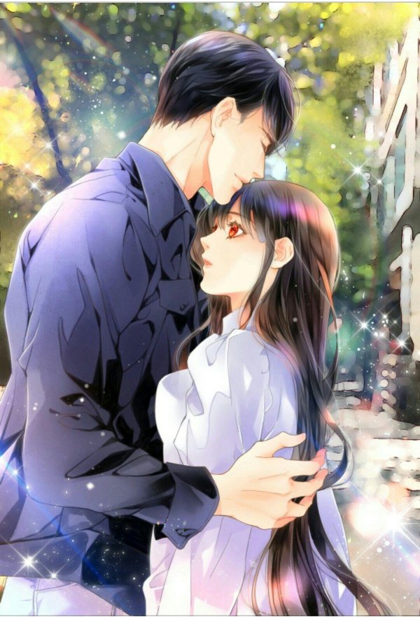 Аниме девушка с парнем