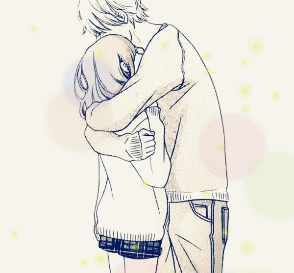 Парень и девушка нарисованные