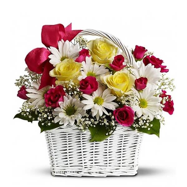 корзинка цветов