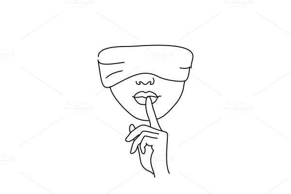 Девушка с завязанными глазами