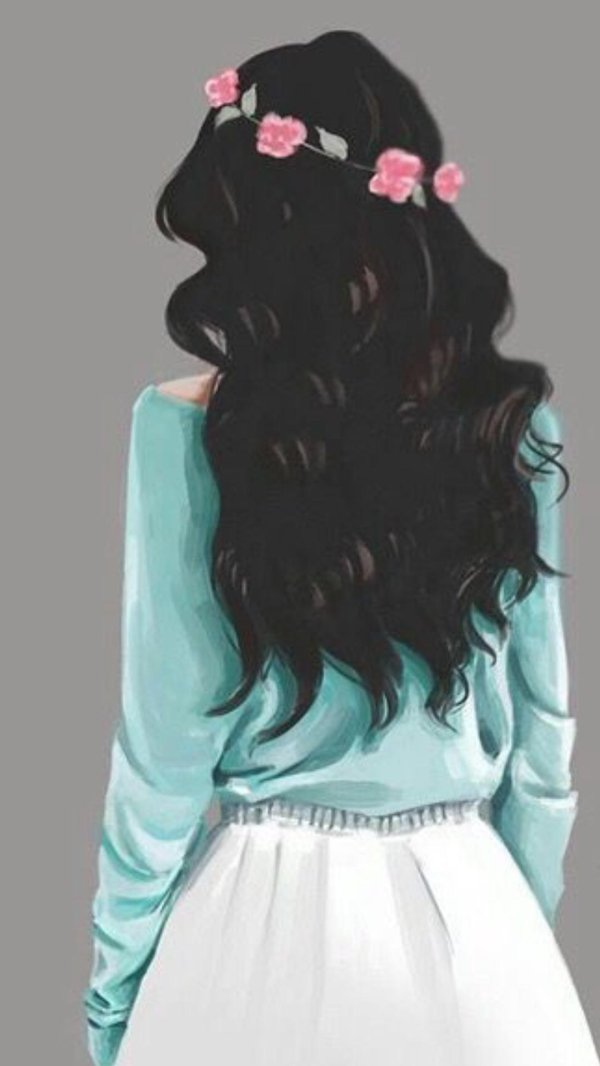 С девушками без лица нарисованные