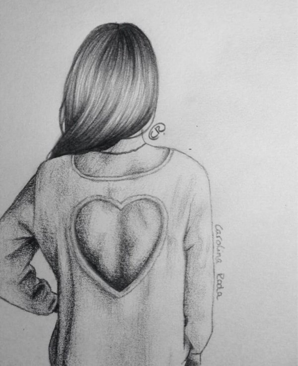 С девушками без лица нарисованные