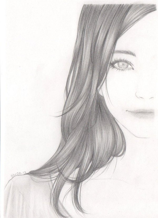 С девушками без лица нарисованные