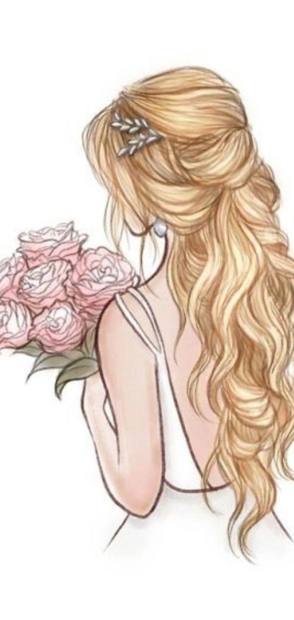 С девушками без лица нарисованные