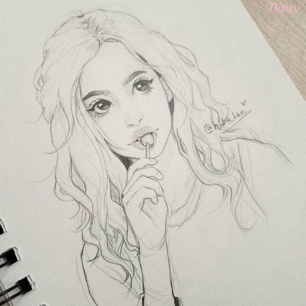 С девушками без лица нарисованные