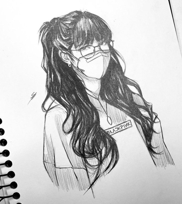 С девушками без лица нарисованные