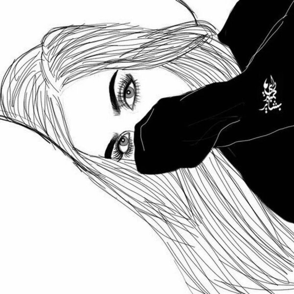 С девушками без лица нарисованные