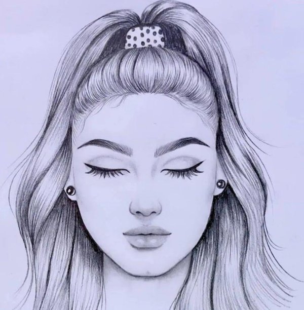 С девушками без лица нарисованные