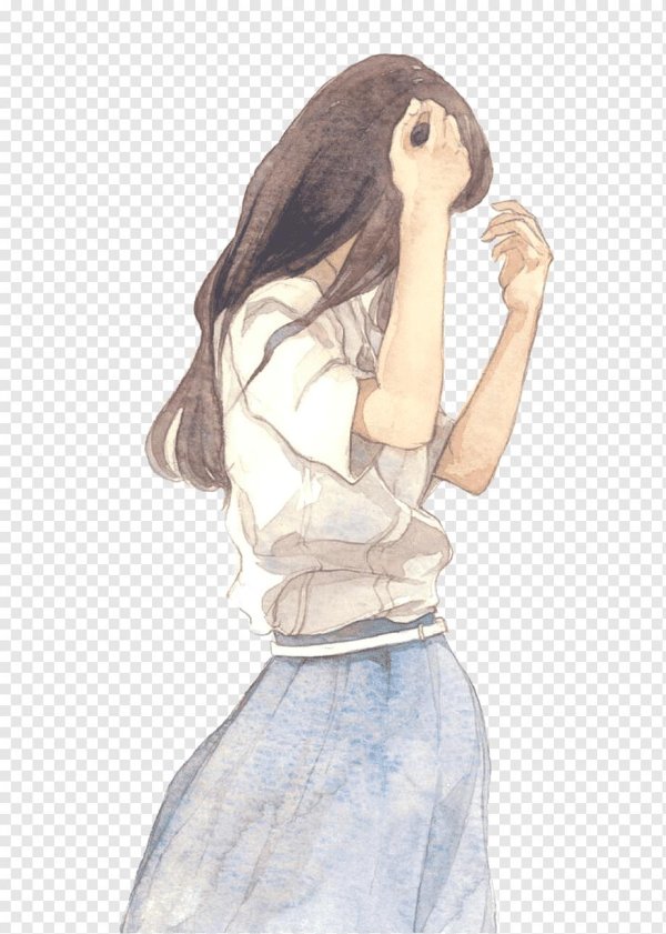 С девушками без лица нарисованные