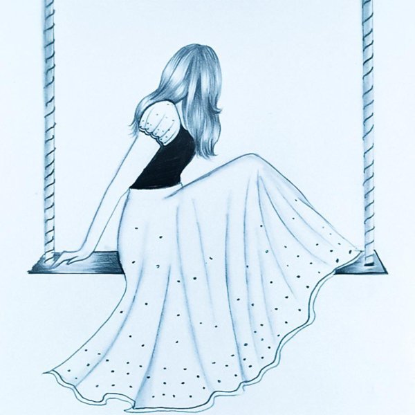 С девушками без лица нарисованные